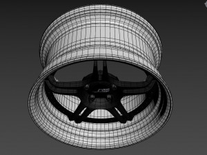 SSR Professor SPX custom wheel 3D Model