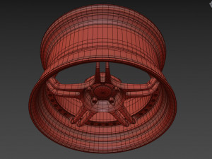 SSR Professor SPX custom wheel 3D Model