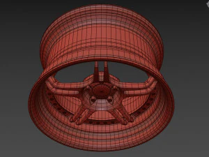 SSR Professor SPX custom wheel 3D Model