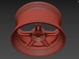 SSR Professor SPX custom wheel 3D Model