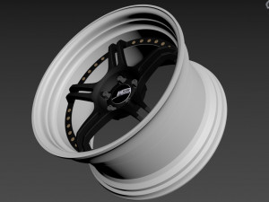 SSR Professor SPX custom wheel 3D Model