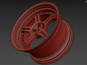 SSR Professor SPX custom wheel 3D Model