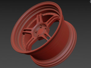 SSR Professor SPX custom wheel 3D Model