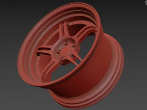 SSR Professor SPX custom wheel 3D Model