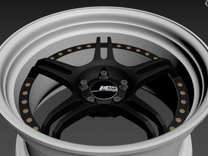 SSR Professor SPX custom wheel 3D Model