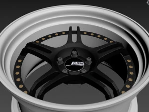 SSR Professor SPX custom wheel 3D Model