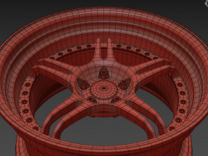 SSR Professor SPX custom wheel 3D Model