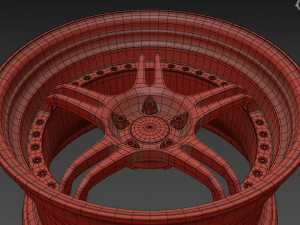 SSR Professor SPX custom wheel 3D Model