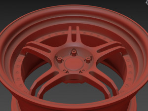 SSR Professor SPX custom wheel 3D Model