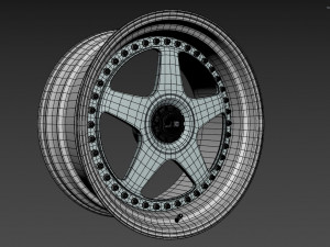 SSR Professor SP6 Wheel Modello 3D