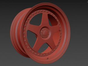 SSR Professor SP6 Wheel Modello 3D