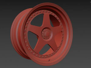 SSR Professor SP6 Wheel 3D Model