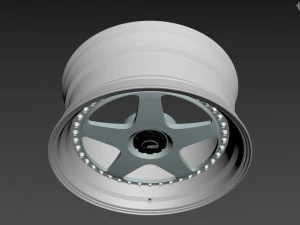 SSR Professor SP6 Wheel 3D Model
