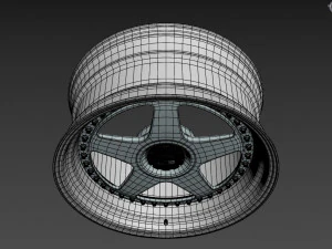 SSR Professor SP6 Wheel 3D Model