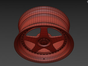 SSR Professor SP6 Wheel Modello 3D