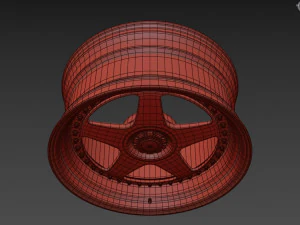 SSR Professor SP6 Wheel 3D Model