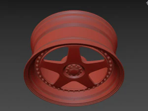 SSR Professor SP6 Wheel 3D Model