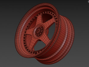 SSR Professor SP6 Wheel Modello 3D