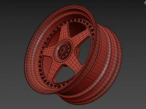 SSR Professor SP6 Wheel 3D Model