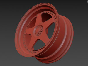 SSR Professor SP6 Wheel Modello 3D