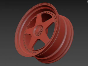 SSR Professor SP6 Wheel 3D Model
