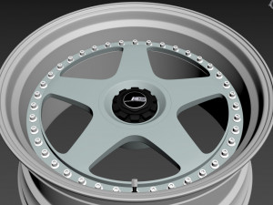 SSR Professor SP6 Wheel Modello 3D