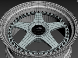 SSR Professor SP6 Wheel Modello 3D