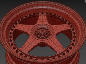 SSR Professor SP6 Wheel Modello 3D