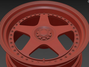 SSR Professor SP6 Wheel Modello 3D