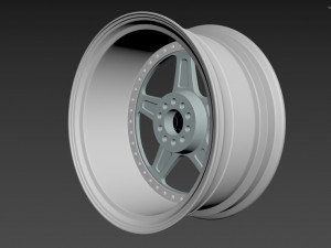 SSR Professor SP6 Wheel Modello 3D