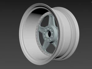 SSR Professor SP6 Wheel 3D Model