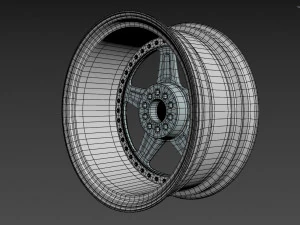 SSR Professor SP6 Wheel 3D Model