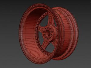SSR Professor SP6 Wheel Modello 3D