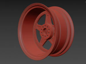 SSR Professor SP6 Wheel 3D Model