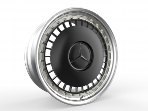 Mercedes-Benz Old custom wheel 3D Model