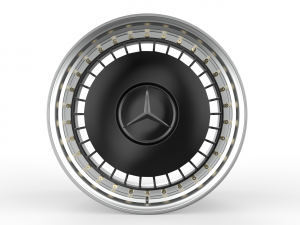 Mercedes-Benz Old custom wheel 3D Model