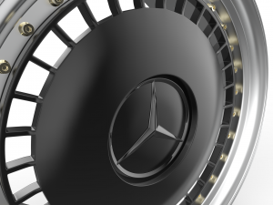 Mercedes-Benz Old custom wheel 3D Model
