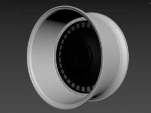 Mercedes-Benz Old custom wheel 3D Model