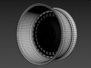 Mercedes-Benz Old custom wheel 3D Model