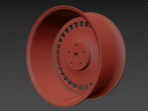 Mercedes-Benz Old custom wheel 3D Model