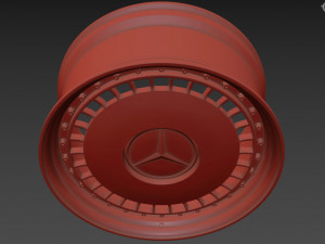 Mercedes-Benz Old custom wheel 3D Model