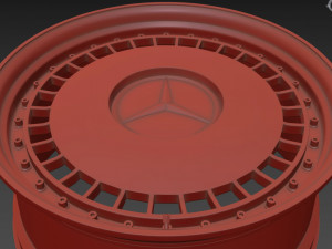 Mercedes-Benz Old custom wheel 3D Model