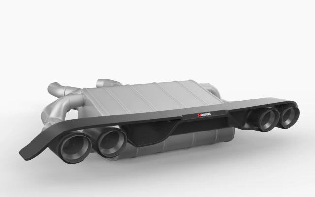 Akrapovic Exhaust System 3D Model .c4d .max .obj .3ds .fbx .stl .blend 