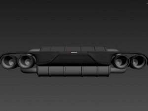 Akrapovic Exhaust System 3D Model