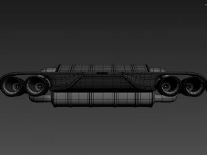 Akrapovic Exhaust System 3D Model