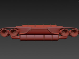 Akrapovic Exhaust System 3D Model