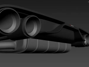 Akrapovic Exhaust System 3D Model