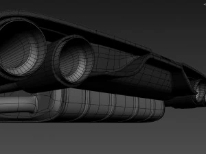 Akrapovic Exhaust System 3D Model