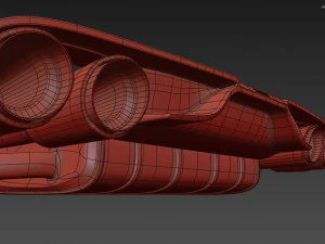 Akrapovic Exhaust System 3D Model