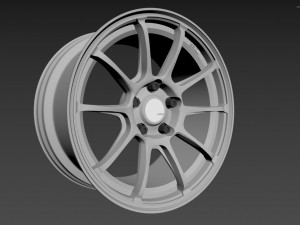 SSR GTV02 Wheel 3Dモデル